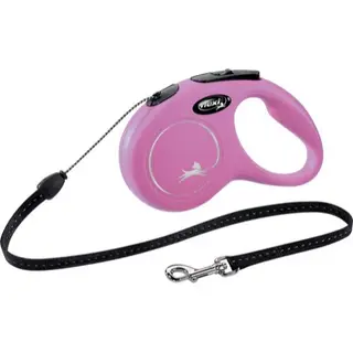 Produktfoto för Flexi New Classic S Cord 5m/12kg (Rosa)