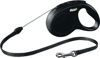 Produktfoto för Flexi New Classic S Cord 5m/12kg (Svart)
