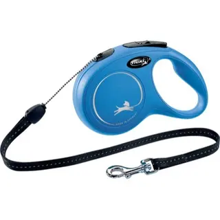 Produktfoto för Flexi New Classic S Cord 8m/12kg (Blå)