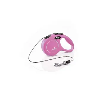Produktfoto för Flexi New Classic XS Cord 3m/8kg (Rosa)