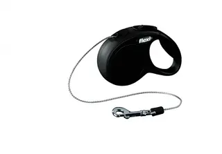 Produktfoto för Flexi New Classic XS Cord 3m/8kg (Svart)