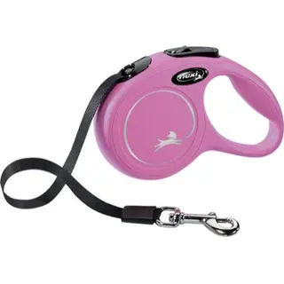 Produktfoto för Flexi New Classic XS Tape 3m/12kg (Rosa)