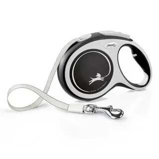 Produktfoto för Flexi New Comfort Tape Large 8 m Band/50 kg (Svart)