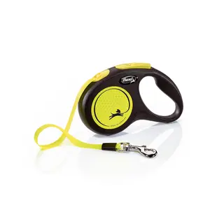 Produktfoto för Flexi New Neon Small 5 m Band/15 kg (Gul)