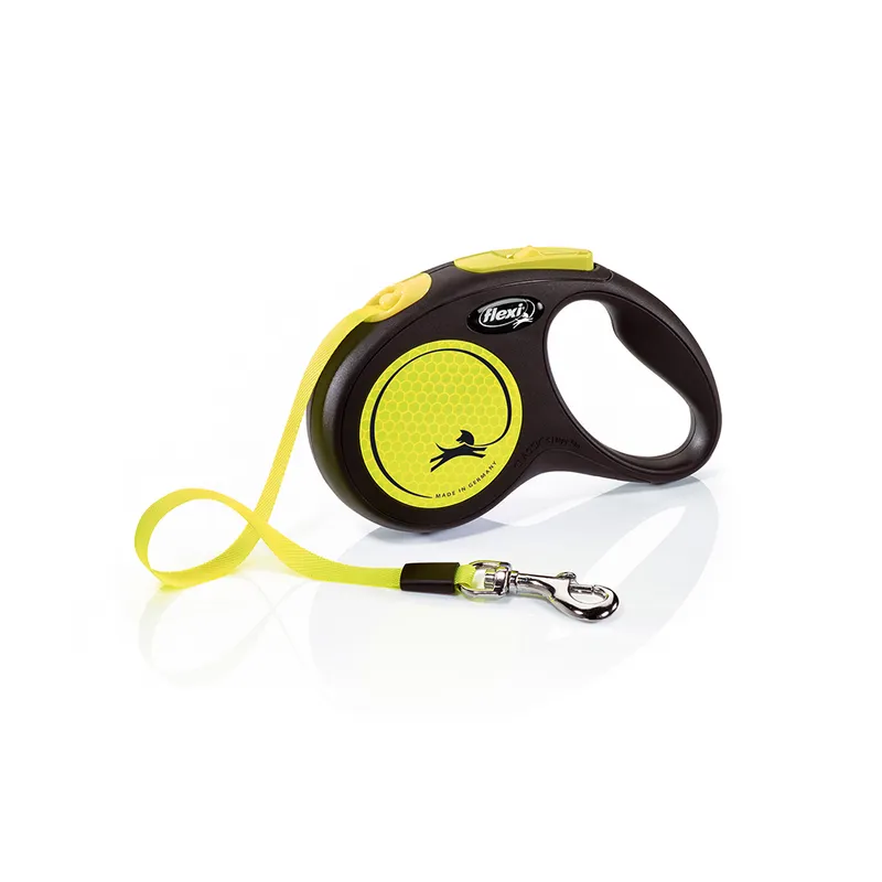 Alternativ bild 0 för Flexi New Neon Small 5 m Band/15 kg (Gul)