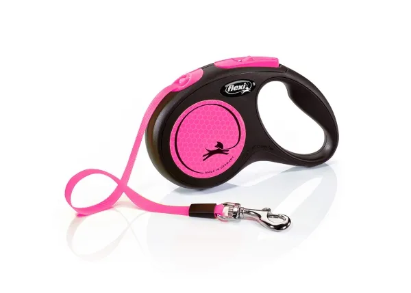 Alternativ bild 0 för Flexi New Neon Small 5 m Band/15 kg (Rosa)