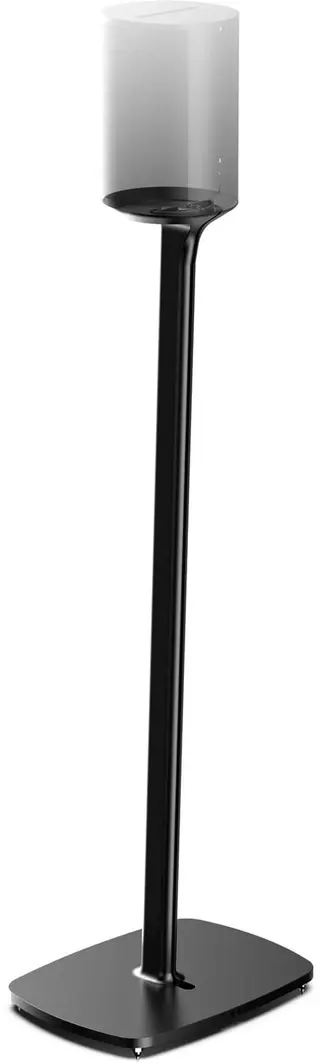 Produktfoto för Flexson FLXE100FS1021EU - Ställ - för högtalare - aluminium, stål - svart - golvstående - för Sonos Era 100