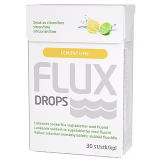 Produktfoto för Flux Drops Lemon/lime 30 st