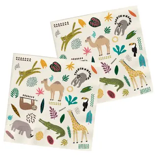 Produktfoto för Folat BV Napkins Wild Animals 20 pcs.
