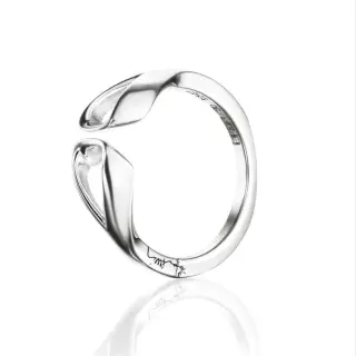 Produktfoto för Folded Ring Silver 15.00 mm