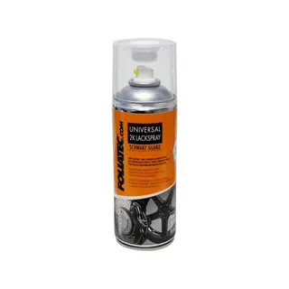 Produktfoto för Foliatec 2-komponents universallack blank svart 400ml