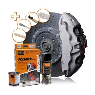 Produktfoto för Foliatec Bremsekaliberlak Stratos silver metallic pense