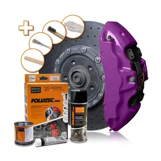 Produktfoto för Foliatec bromsokfärg Djup violett pensel