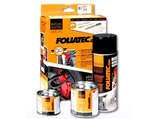 Produktfoto för FOLIATEC Bromsokslack Set, Svart, Emaljfärg, Flytande