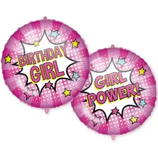 Produktfoto för Folieballong "BIRTHDAY GIRL"