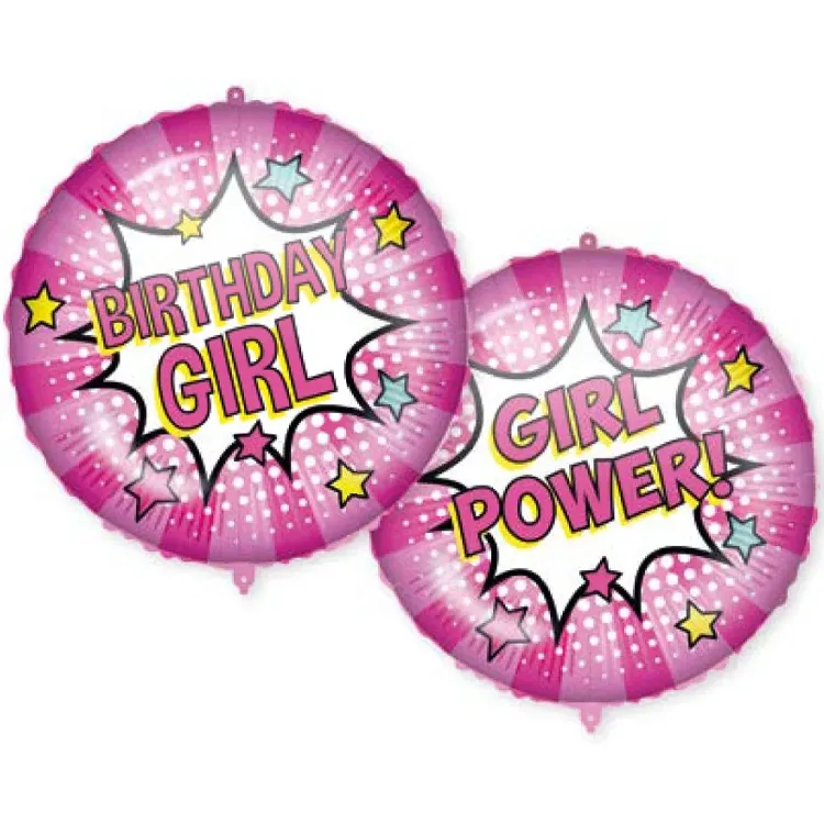 Alternativ bild 0 för Folieballong "BIRTHDAY GIRL"