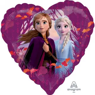 Produktfoto för Folieballong Frost/Frozen 2 Hjärtformad