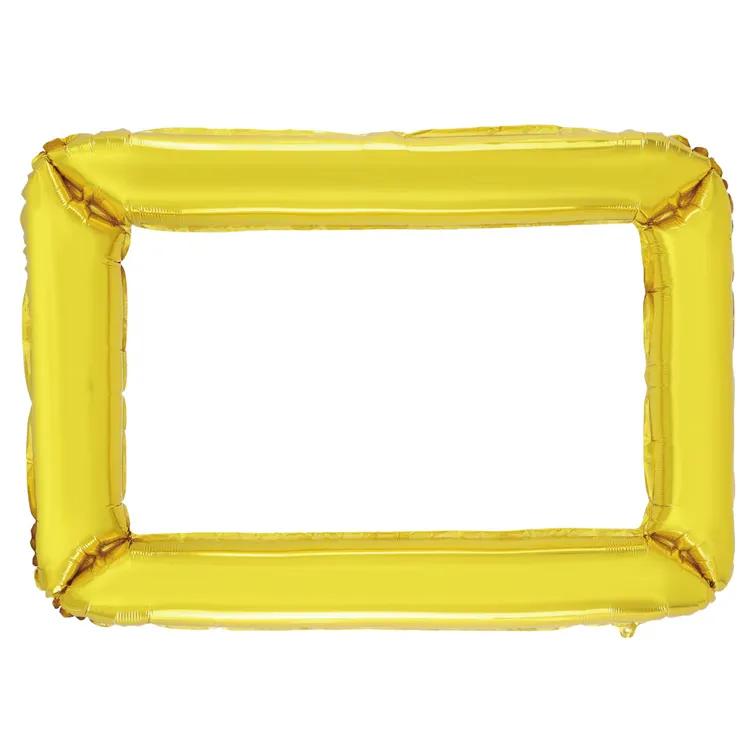 Alternativ bild 0 för Folieballong Guldram 87x72cm
