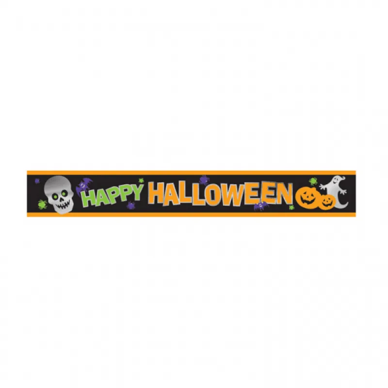 Alternativ bild 0 för Foliebanderoll Happy Halloween 270 cm