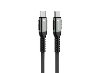 Produktfoto för Forcell USB-C till USB-C kabel 240W 3m QC4.0 PD 5A Cafule - Svart