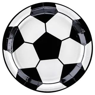 Produktfoto för Fotboll Pappersassiette 18cm 6-pack