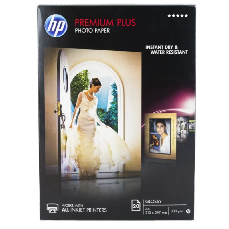 Alternativ bild 0 för Fotopapper Premium Plus A4 20ark 300g