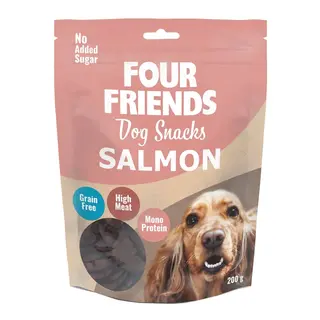 Produktfoto för Four Friends Dog Snacks Salmon 200 g