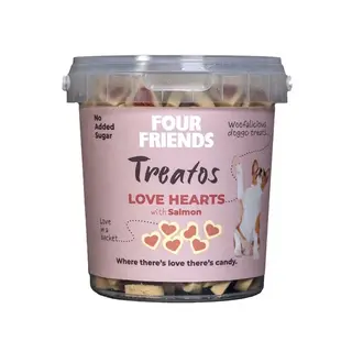 Produktfoto för Four Friends Treatos Love Hearts 500 g