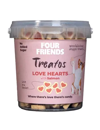 Produktfoto för Four Friends Treatos Love Hearts 500 g