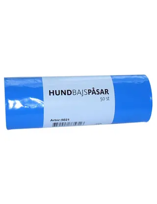 Produktfoto för FourFriends Bajspåse Rulle 50 pack (Blå)