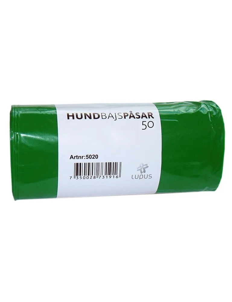 Alternativ bild 0 för FourFriends Bajspåse Rulle 50 pack (Grön)