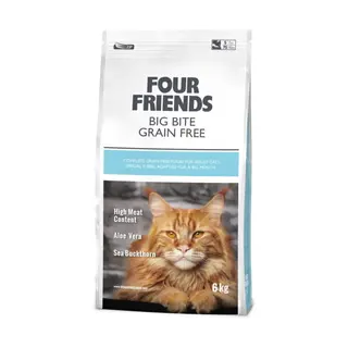 Produktfoto för FourFriends Cat Big Bite Grain Free (6 kg)