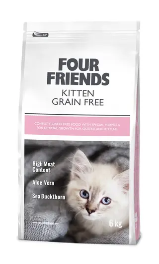 Produktfoto för FourFriends Cat Kitten Grain Free (6 kg)