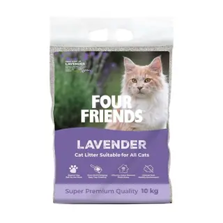 Produktfoto för FourFriends Cat Litter Lavender 10kg