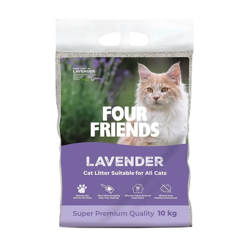 Alternativ bild 0 för FourFriends Cat Litter Lavender 10kg