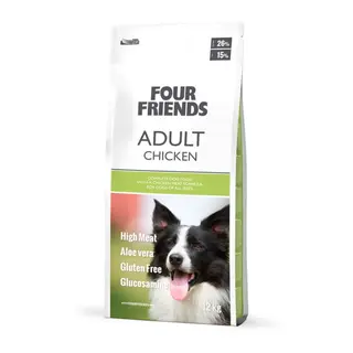 Produktfoto för FourFriends Dog Adult Chicken (12 kg)