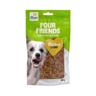 Produktfoto för FourFriends Dog Chicken Cube 100 g