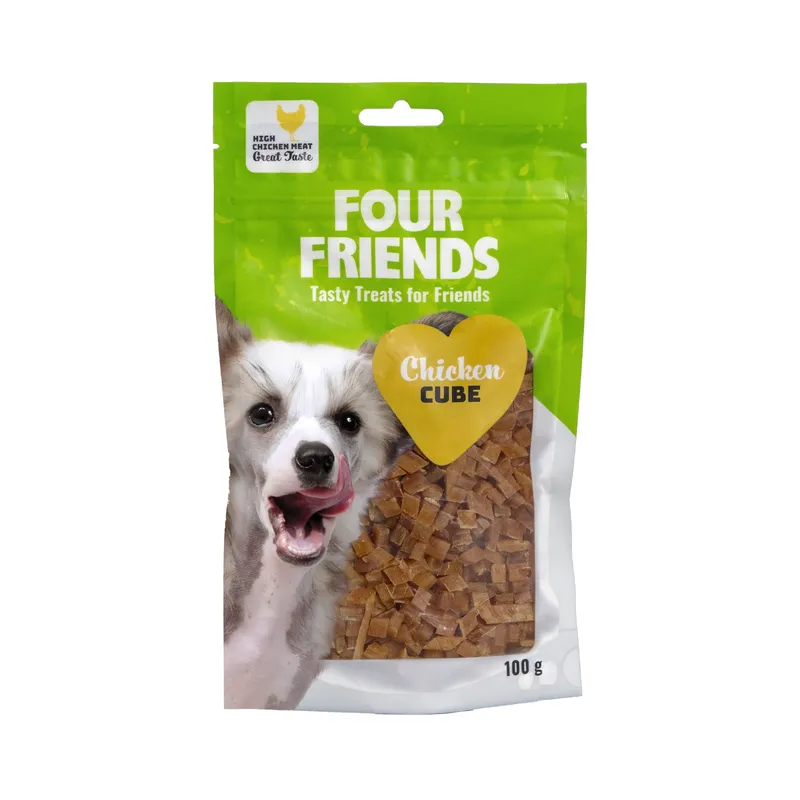 Bild 2 för FourFriends Dog Chicken Cube 100 g