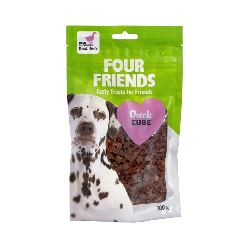 Bild 2 för FourFriends Dog Duck Cube 100 g