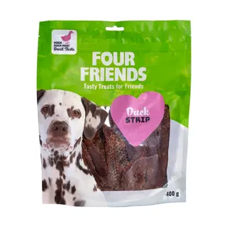 Produktfoto för FourFriends Dog Duck Strip 400 g
