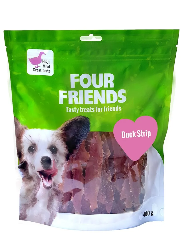 Alternativ bild 0 för FourFriends Dog Duck Strip 400 g
