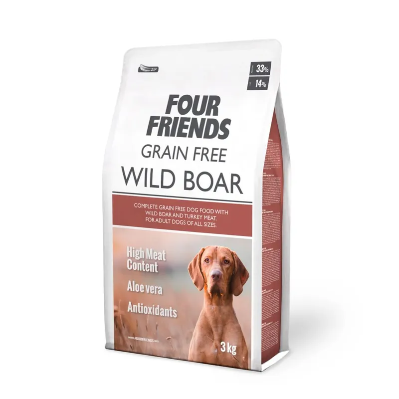 Alternativ bild 0 för FourFriends Dog GF Wild Boar 3 kg