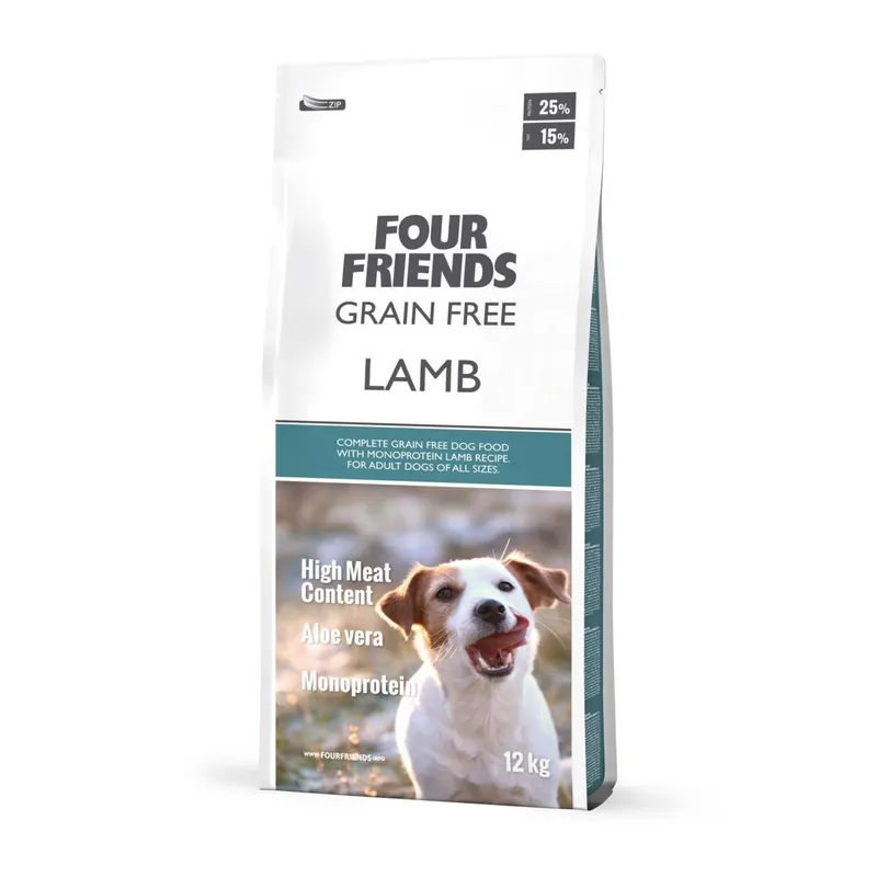 Alternativ bild 0 för FourFriends Dog Grain Free Lamb (12 kg)