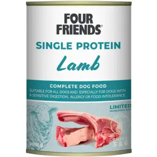 Produktfoto för FourFriends Dog Lamb Våtfoder 400 g