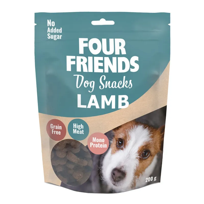 Bild 2 för FourFriends Dog Snacks Lamb 200 g