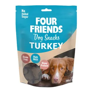 Produktfoto för FourFriends Dog Snacks Turkey 200 g