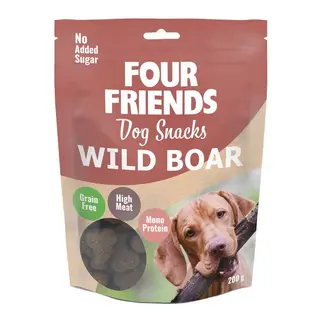 Produktfoto för FourFriends Dog Snacks Wild Boar 200 g