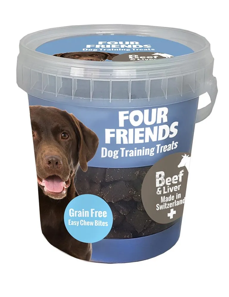 Alternativ bild 0 för FourFriends Dog Training Treats Grain Free Beef & Liver 400 g