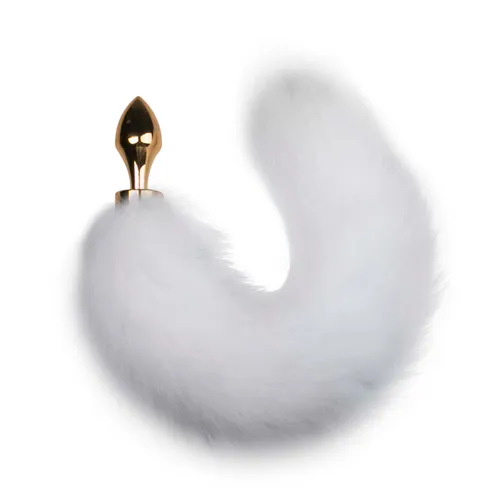 Bild 1 för Fox Tail Plug - Gold -  Analplugg