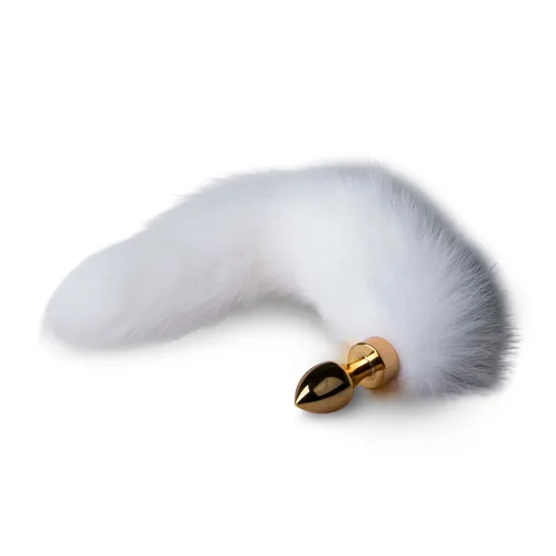 Bild 2 för Fox Tail Plug - Gold -  Analplugg